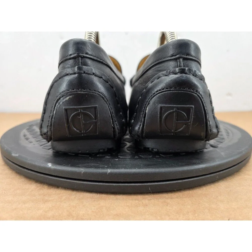 COLE HAAN Mens Casual Dress Shoes Soft Black Leather Horsebit Loafer Size 9 M